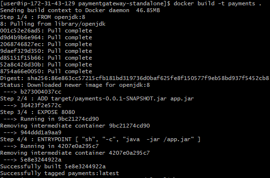 docker build